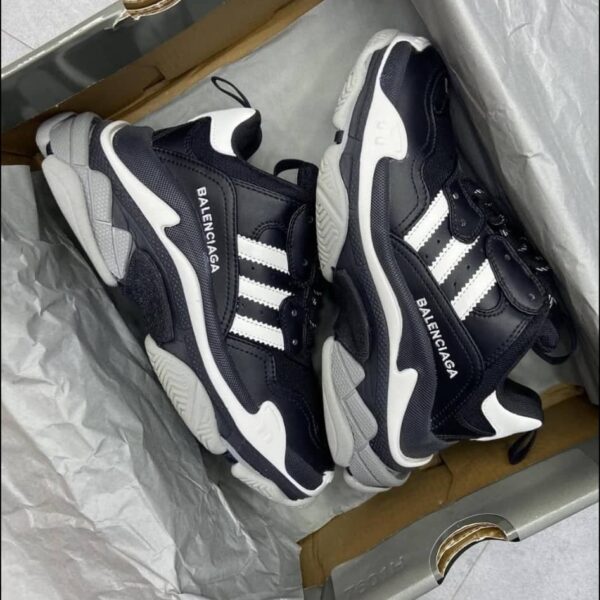 Balenciaga StrikeMix™ Hybrid Sneakers – Black & White