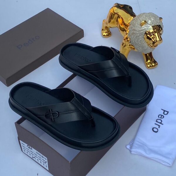 Leather Pedro Slippers – Refined Comfort at E32VOGUE